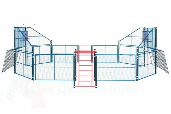 Ограждение площадки для мини футбола "Урбан-мини-workout" W-05-012