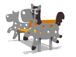 ВСТ 5293 СКАМЕЙКА ДЕТСКАЯ "ЛОШАДКА"